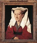 Portrait of Margareta van Eyck by Jan van Eyck